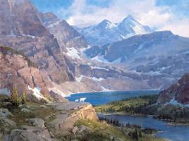 Sentinels of Hidden Lake by Jim Wilcox