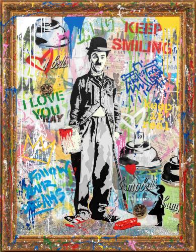 Chaplin by Mr Brainwash