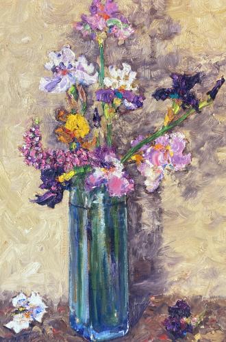 Iris and Lupine by Graydon Foulger