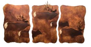 Elk Triptych by Luke Lawrence