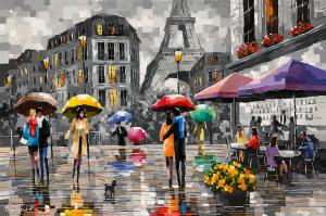 Parisian Stroll by Aleksandra Savina