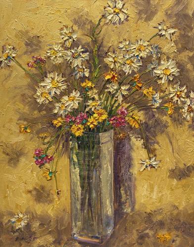 Daisies, Coreopsis & Yarrow by Graydon Foulger